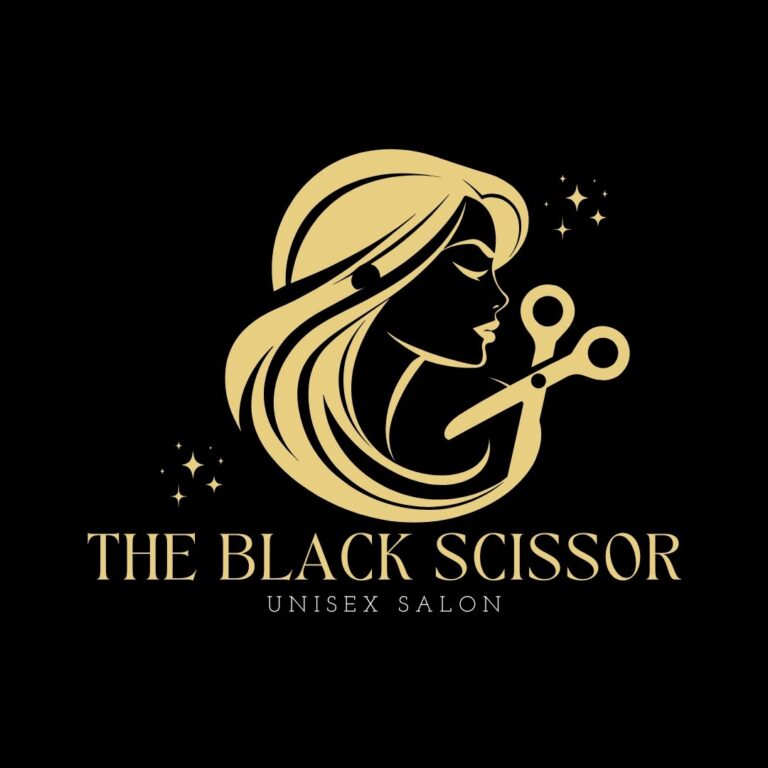 Black Scissor Unisex Salon New delhilogo 2 768x768