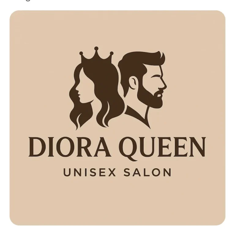 Diora Queen Unisex Salon and Academy Ambala logo 768x761