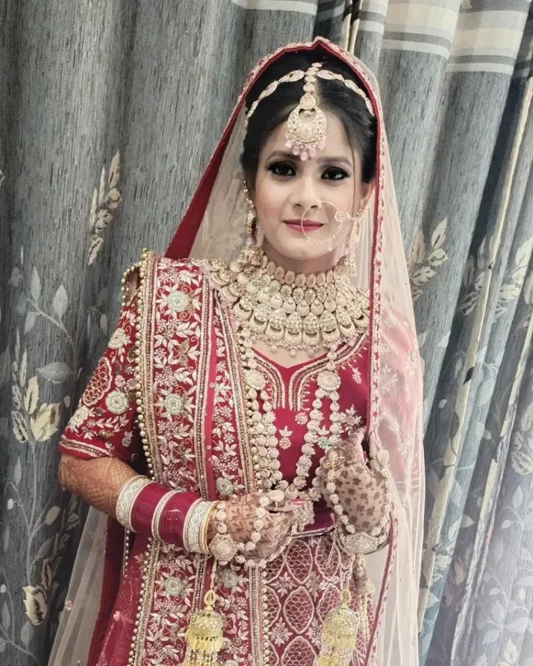 Dollyy Makeover Salon Academy Jalandhar bride 768x960