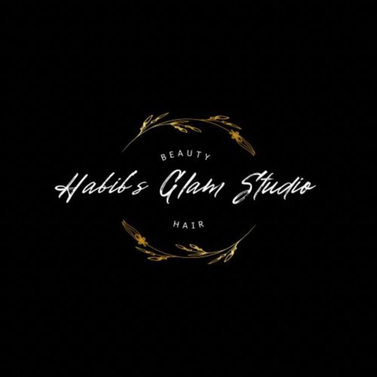 Habibs Glam studio unisex salon Gurdaspur logo 768x768