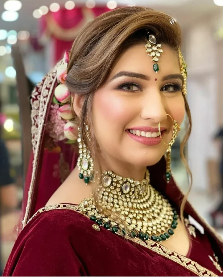 Hair Paradise Salon Academy kurukshetra bride 768x953