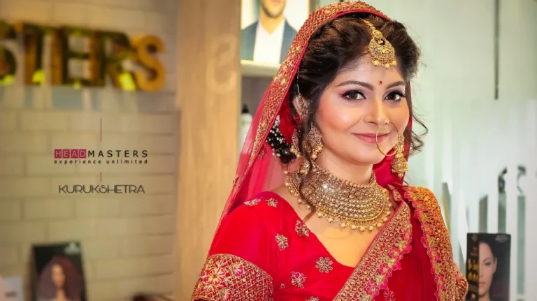 Headmasters Salon Kurukshetra bride 768x431