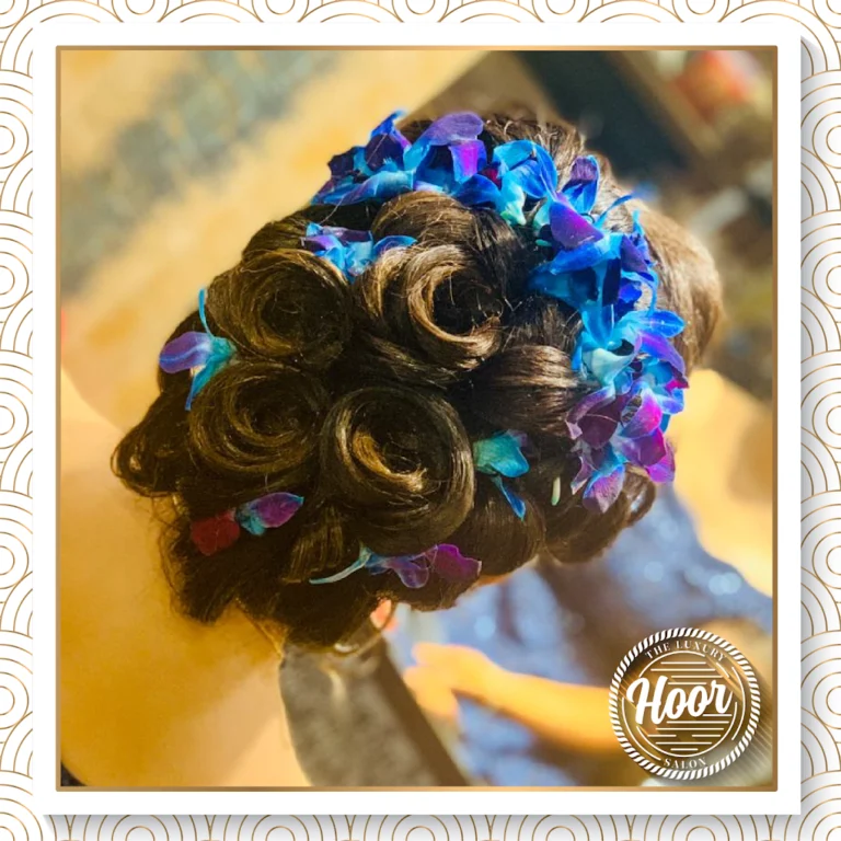 Hoor Luxury Salon Pathankot bridal hairdo 768x768