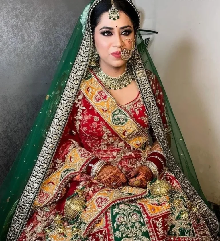 Looks Unisex Salon Kurukshetra bride makeup 768x841