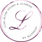 Lush Blush Studio and Academy Moga logo 2