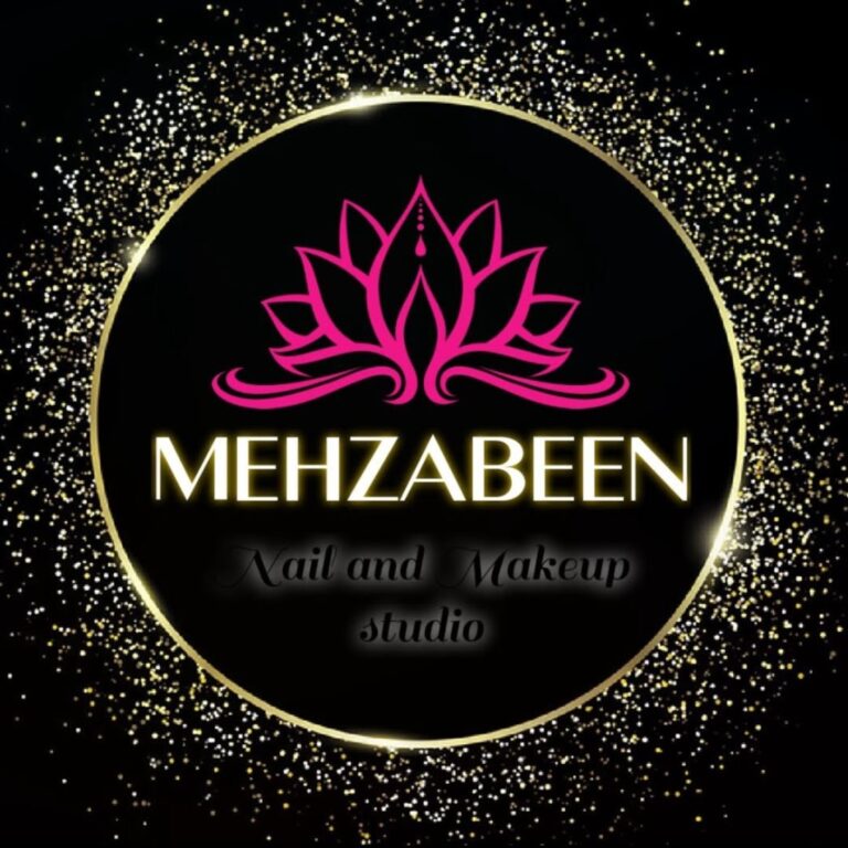Mehzabeen nail and makeup studio salon Firozpur logo 768x768
