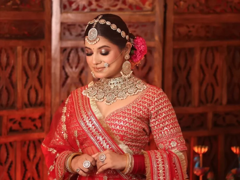 NIIB Salon Lounge Jalandhar bride makeup 768x576