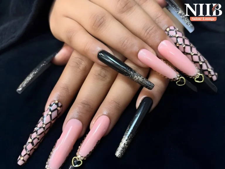NIIB Salon Lounge Jalandhar nail extension 768x576