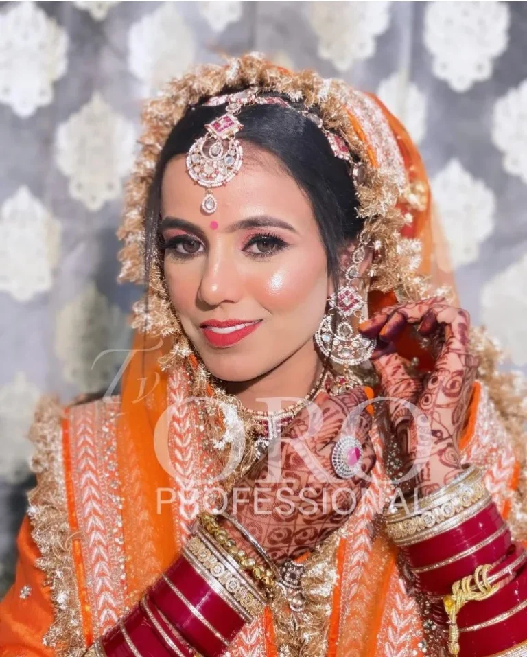 Oro Professional Salon Academy Bathinda bridal 768x957