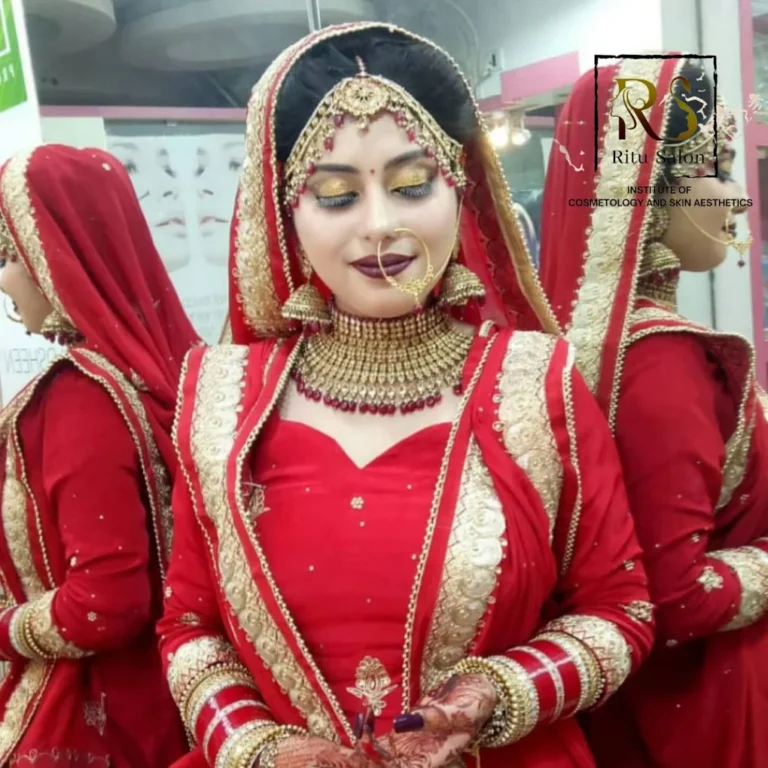 Ritus Salon Institute of Cosmetology And Skin Aesthetic Amritsar bride 768x768