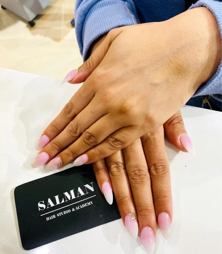 Salman Hair Studio and Academy Moga nails 768x880