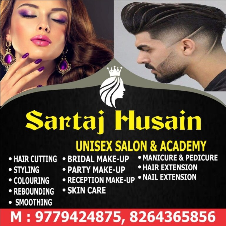 Sartaj Husain Unisex Salon Academy Jalandhar logo 768x768