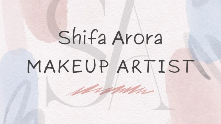 Shifa Arora Makeup Artist Muktsar logo 2 768x433