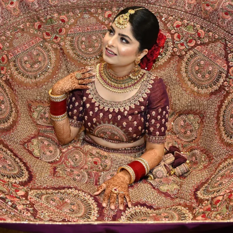 Sundarata The Family Salon Academy Kapurthala bride makeup 768x768