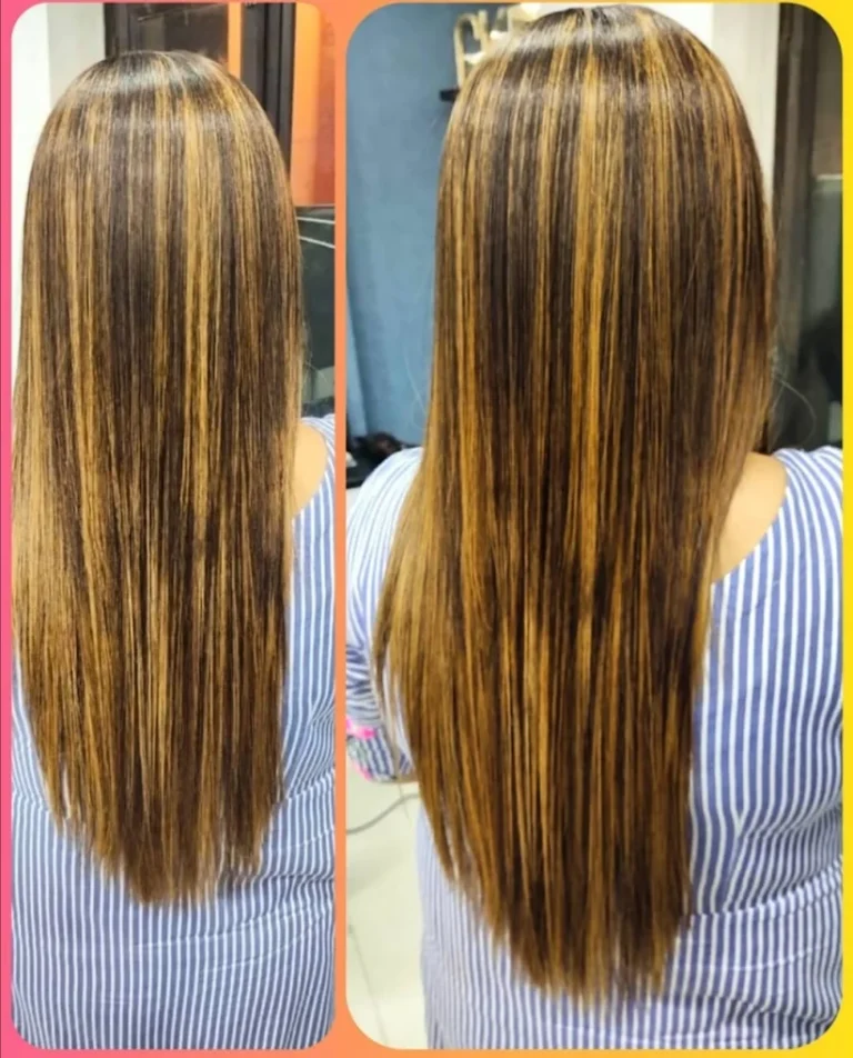 The POSH Salon Amritsar hair colour 768x952