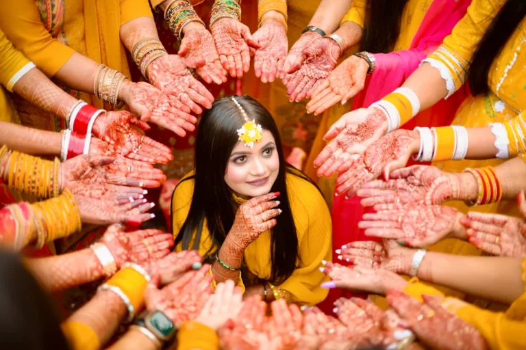 The Retro Glam Unisex Salon Academy Karnal haldi makeup 768x512