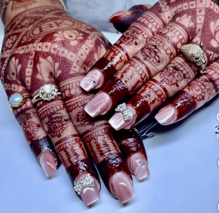 The Retro Glam Unisex Salon Academy Karnal nail extension 768x748