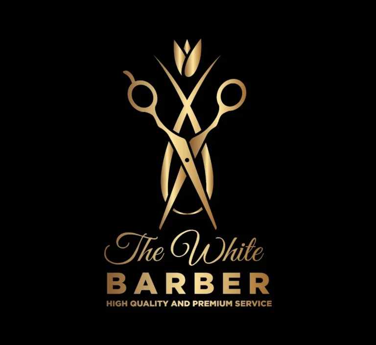 The White Barber Faridkot logo 768x706