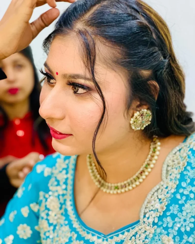 The White Barber Faridkot party makeup 768x960