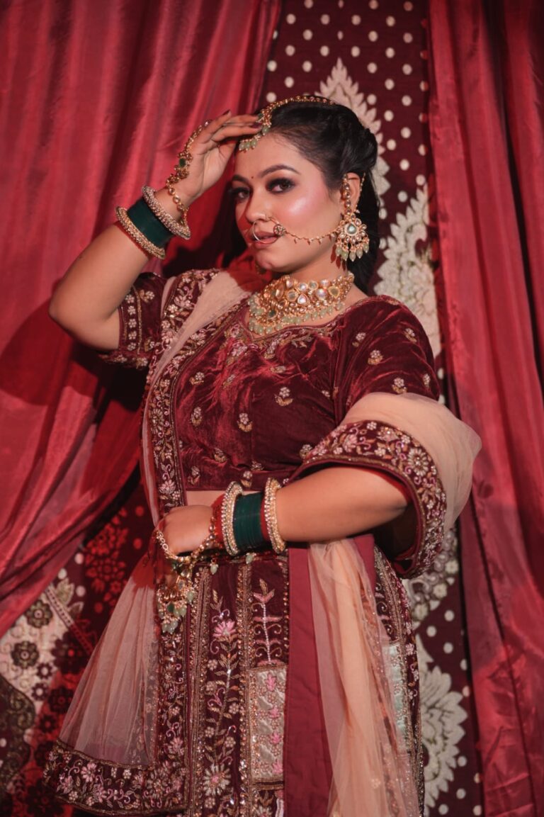 beidal makeup by Alaknanda makeup artistry Mayur Vihar Delhi 768x1153