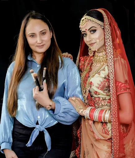 bridal makeup byGlam Craze Salon Academy Rohini Delhi 2