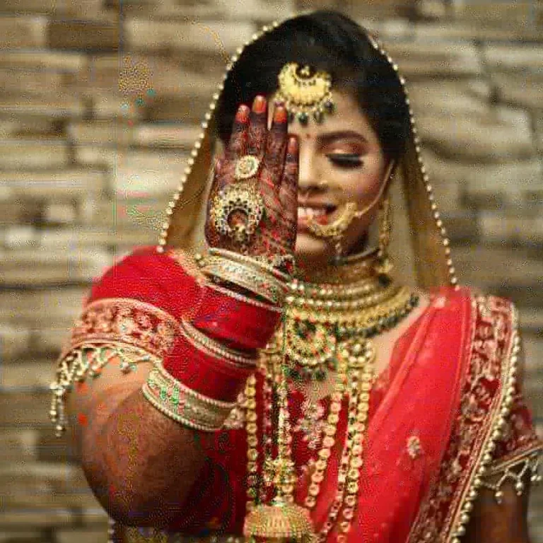bride by Farman Salon Patiala 768x768