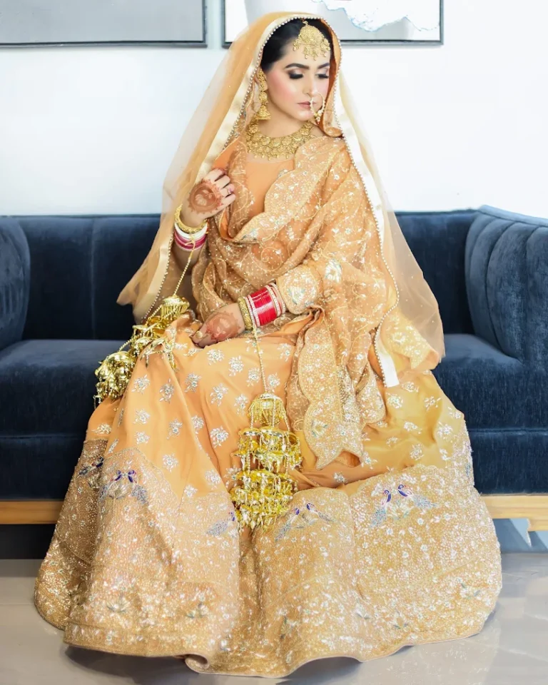 bride by Headmasters Salon Jalandhar 768x960