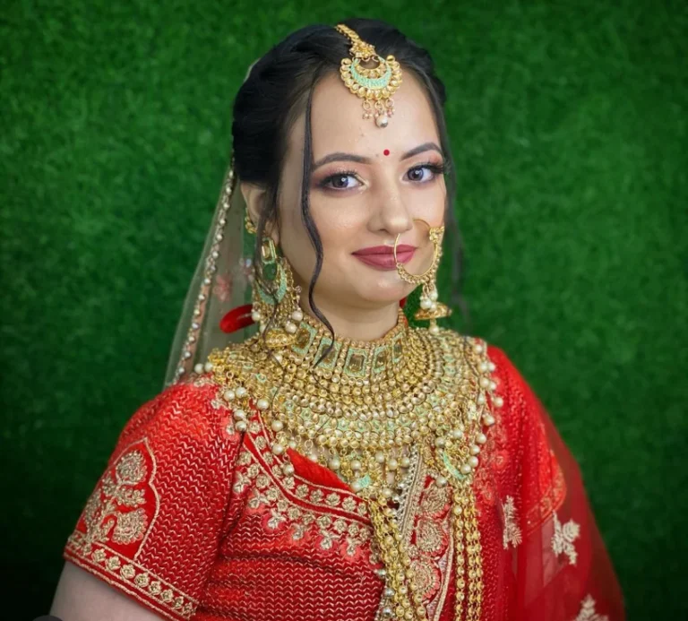 bride by Karneet Kaur Luxury Unisex Salon Amritsar 768x693