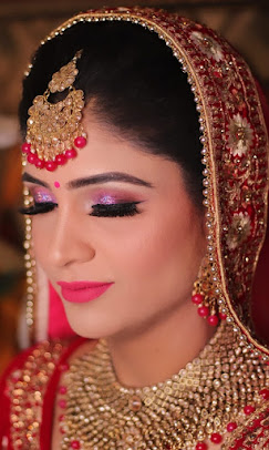 makeup by The Hair Hut Unisex Salon Academy Moga