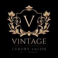 vintage luxury salon logo