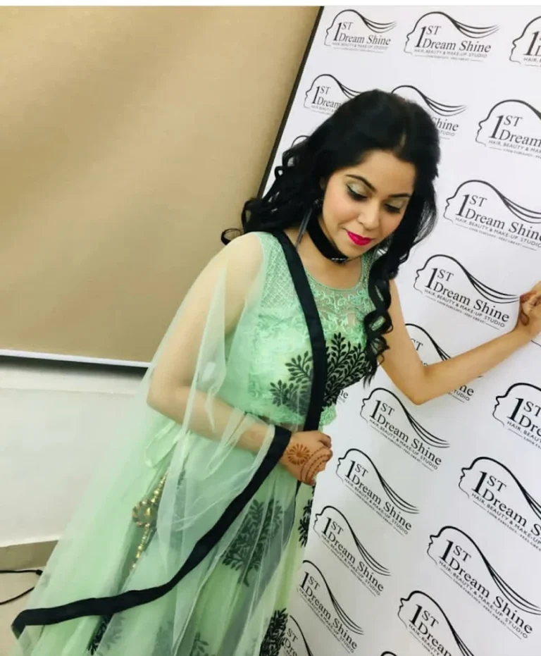 1st dream Shine Salon Panchkula makeup 768x931