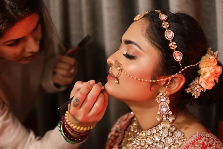 Affinity Salon Panchkula bridal makeup 768x512