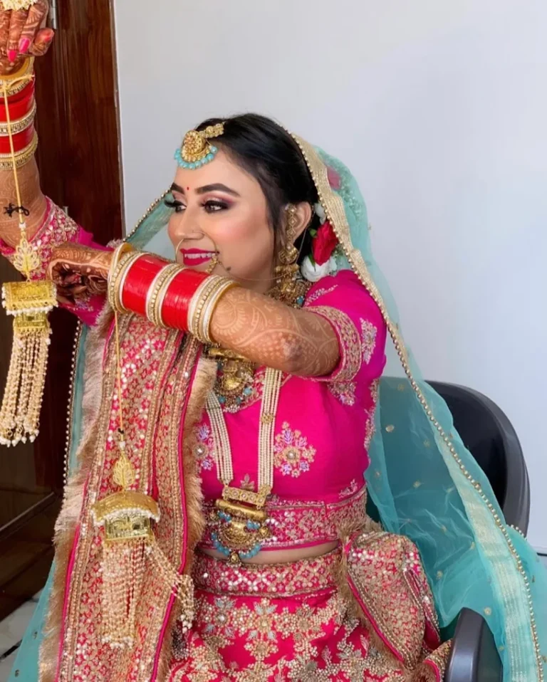 Aishwarya saini makeup studio Kurukshetra bridal 768x958