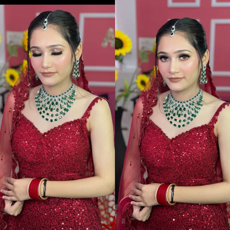 Aishwarya saini makeup studio Kurukshetra engagement makeup 768x768