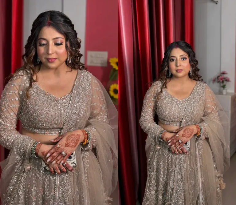 Aishwarya saini makeup studio Kurukshetra reception makeup 768x666