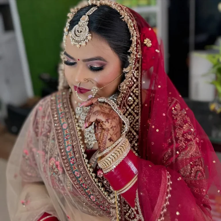 Curlys Unisex Hair Makeup Studio Ambala Cantt. bride 768x768