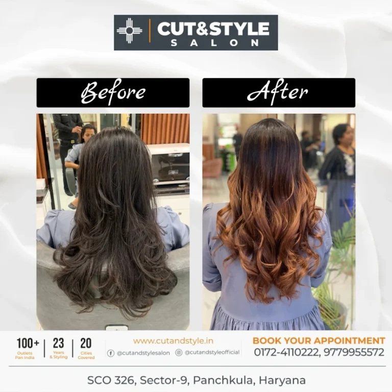 Cut Style Salon Panchkula hair colour 768x768