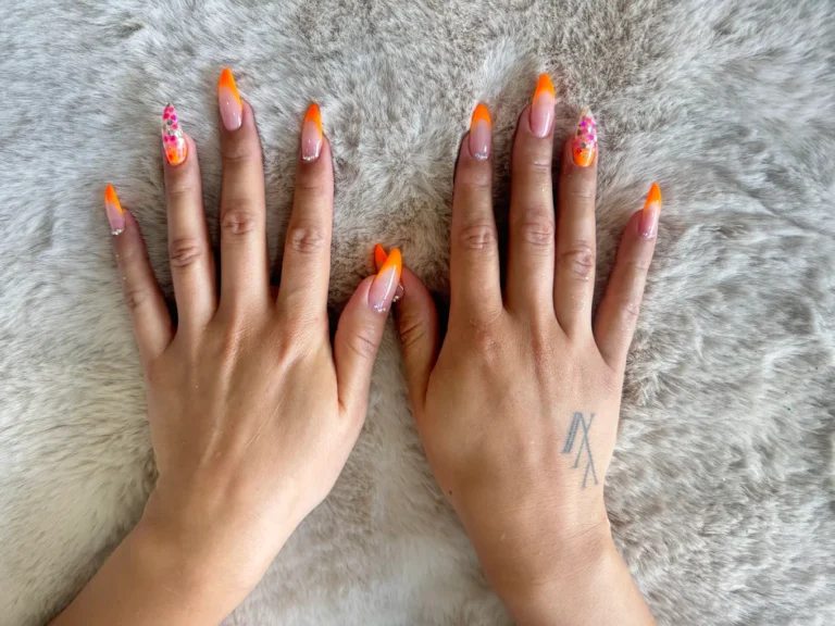 Diksha Makeovers Mohali nail extension 768x576