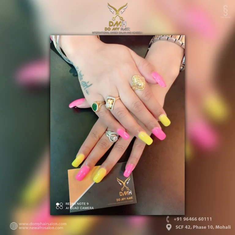 Do my hair Salon Mohali nail extension 768x768
