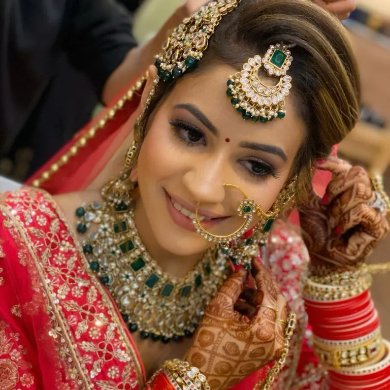 Hair Masters Salon panchkula bride makeup 768x768