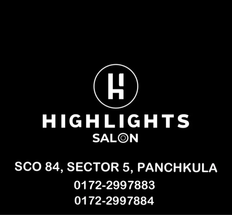 Highlights Salon Panchkula logo 768x714