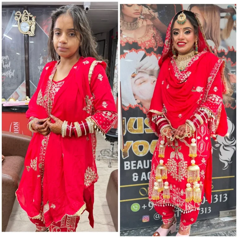 Just 4 U salon Ambala bride 768x768