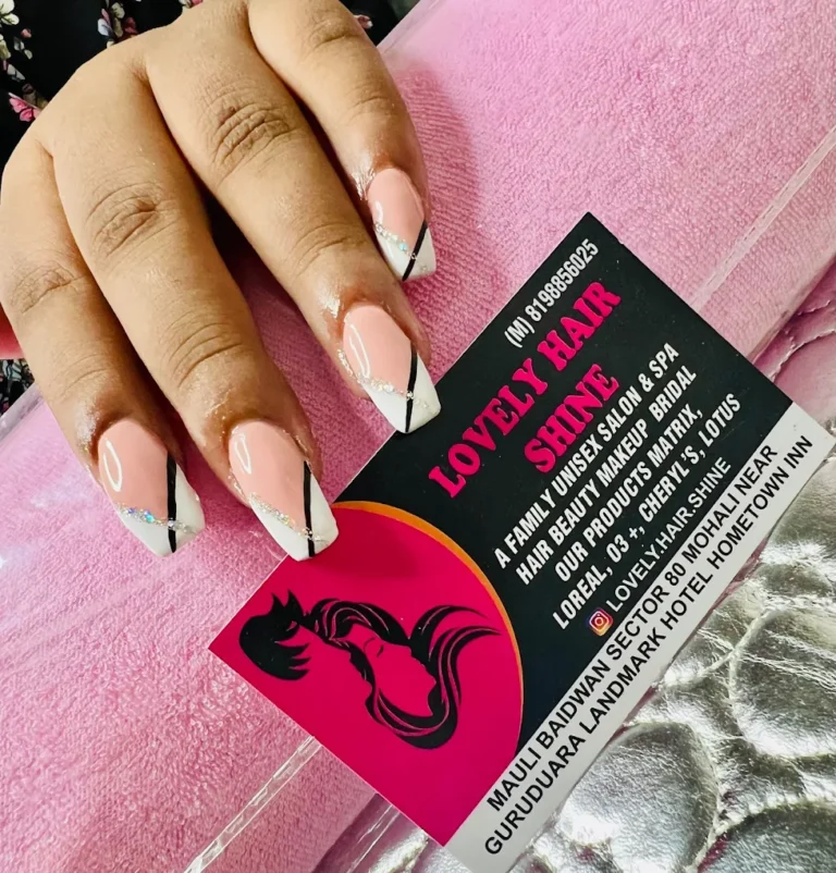 Lovely Hair Shine Salon Mohali nail 768x802