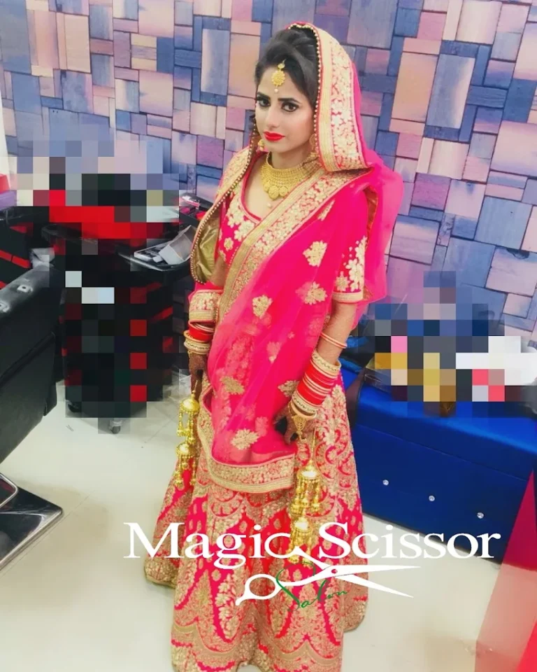 Magic Scissor Salon Patiala bride 768x960