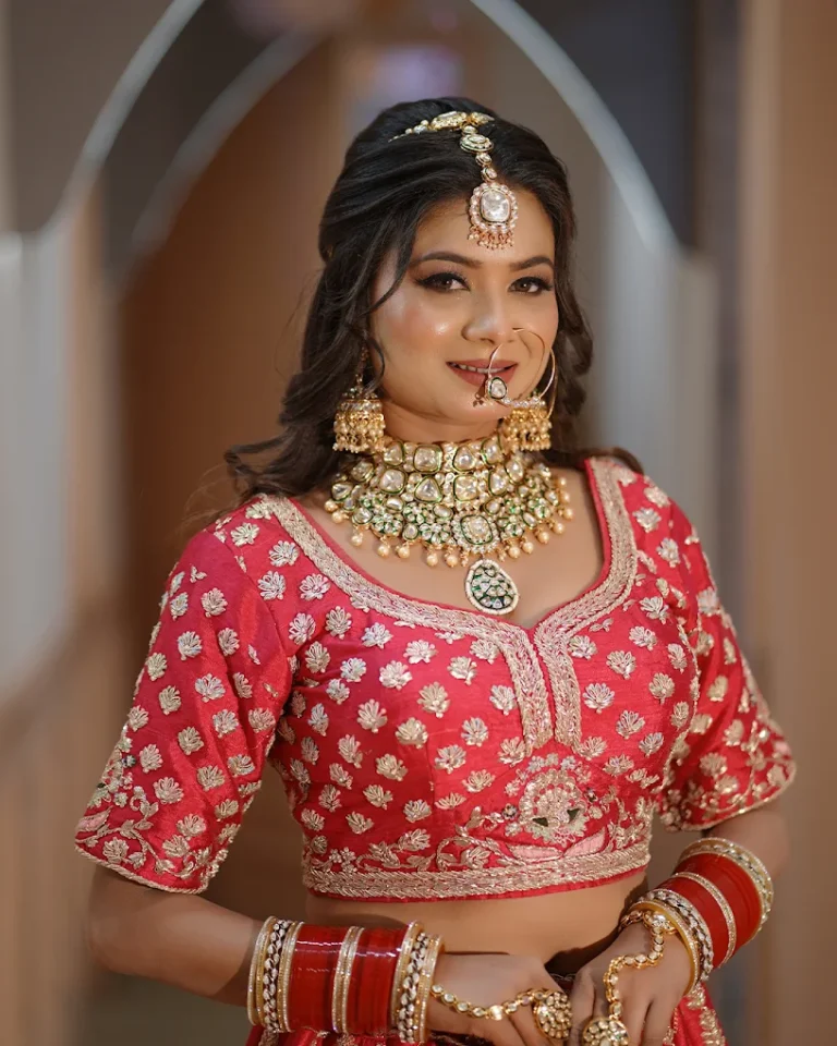 Meenakshi Dutt Makeovers Panchkula bride 768x960