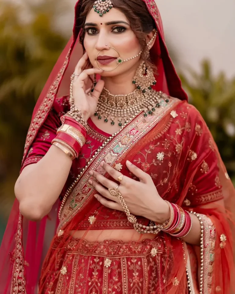 Meenakshi Makeup Studio Academy Kurukshetra bride 768x960