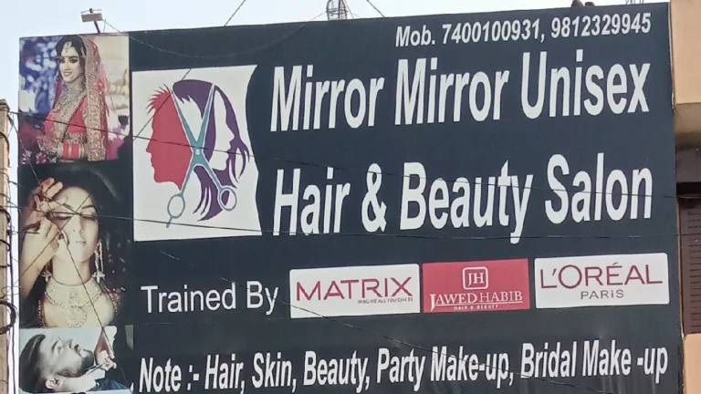 Mirror Mirror Unisex Hair Beauty Saloon Karnal logo 768x432
