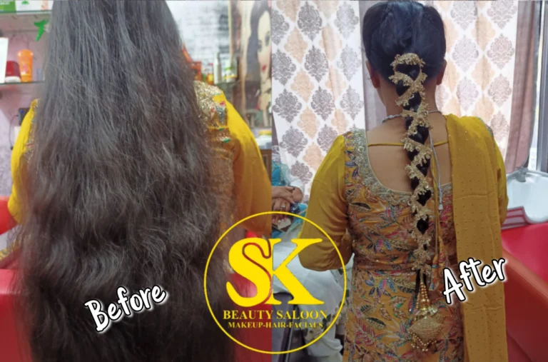SK Beauty Salon Karnal hairstyle 768x507