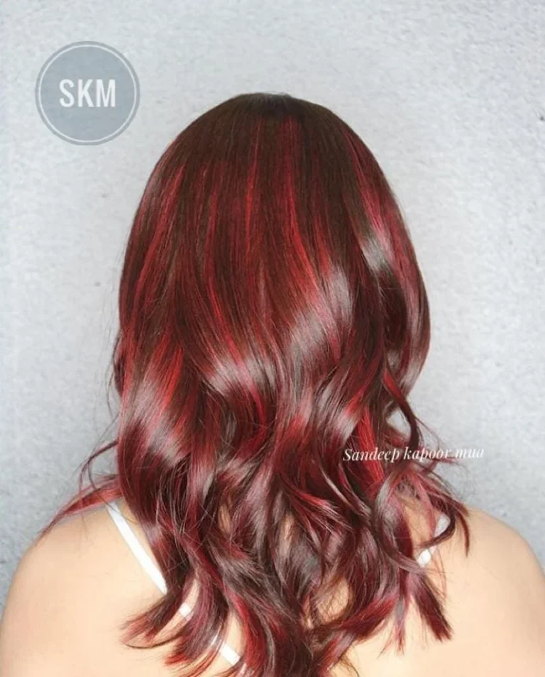 SKM Salon Panchkula hair colour 768x954