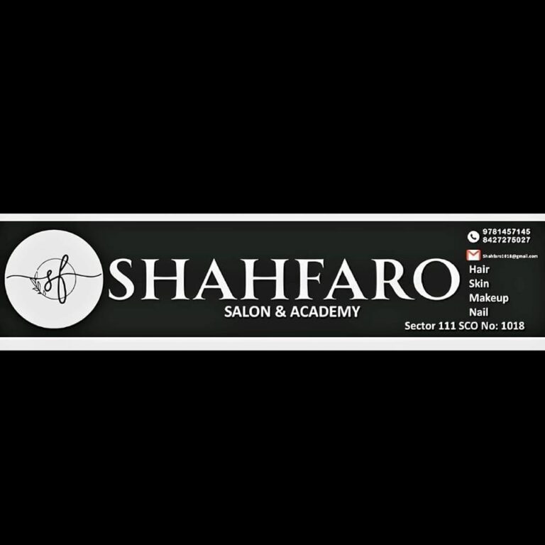 Shahfaro Salon Academy Mohali logo 768x768